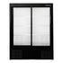 Habco ESM14SL60HC Impulse Cold Space Merchandiser Refrigerator, Double Glass Slide Doors, 47" x 60" Tall, 115V