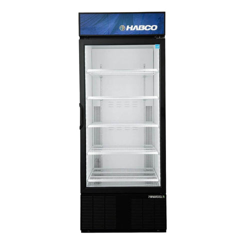 Habco ESM28HC Cold Space Merchandiser Refrigerator, Single Glass Swing Door, 30", 115V