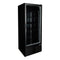 Habco ESM28HCTD-BLK Cold Space Merchandiser Refrigerator, Single Glass Swing Tall Door, 30", Black/Black, 115V