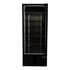 Habco ESM28HCTD-BLK Cold Space Merchandiser Refrigerator, Single Glass Swing Tall Door, 30", Black/Black, 115V