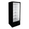 Habco ESM28HCTD Cold Space Merchandiser Refrigerator, Single Glass Swing Tall Door, 30", Black/White, 115V