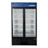 Habco ESM46HC Cold Space Merchandiser Refrigerator, Double Glass Swing Doors, 48", 115V