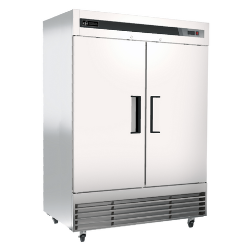 EFI X-Line F2-54VCX 54" Reach-In Double Solid Door Freezer, Stainless Steel