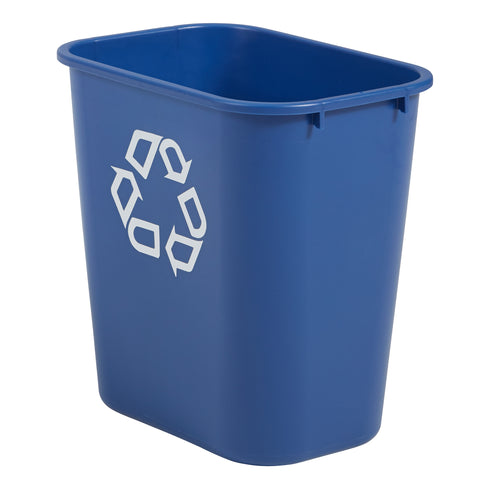 Caoutchouc | Corbeille, recyclage, bleu