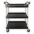 Rubbermaid 3 Shelf Utility Cart, 200lb