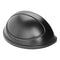 Rubbermaid Untouchable Half Round Container Swing Lid, 21 Gal, Black