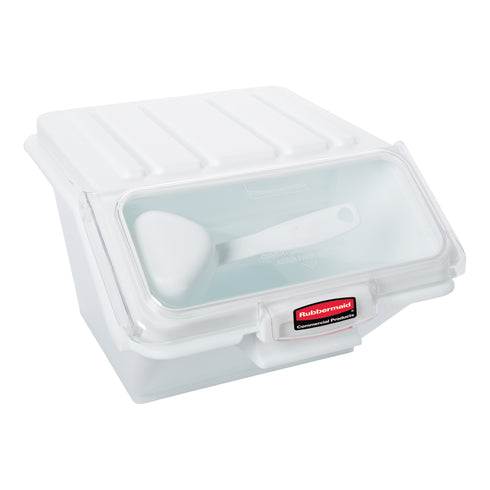 Rubbermaid ProSave Shelf Storage Bin, 40 Cup, White
