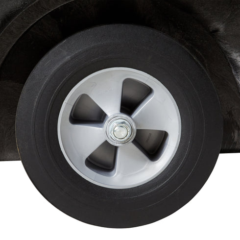 Caoutchouc | Camion basculant pour usage standard, Capacité de charge de 850 lb, Mousse structurelle, Noir