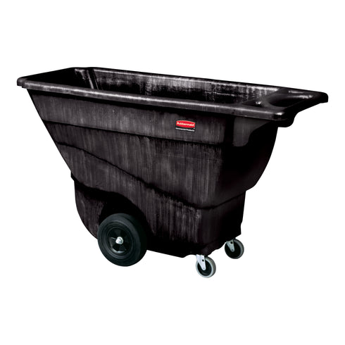 Caoutchouc | Camion basculant pour usage standard, Capacité de charge de 850 lb, Mousse structurelle, Noir