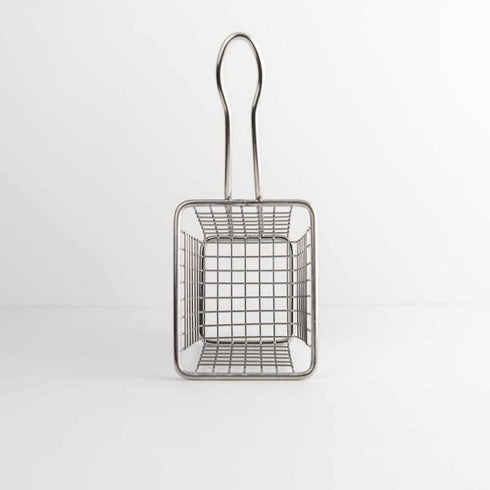 American Metalcraft Mini Fry Basket, Square, 4" x 4" x 3", Stainless Steel