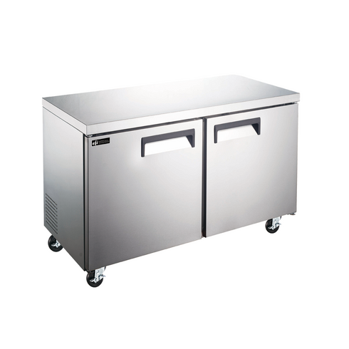EFI X-Line FUDR2-48VCX 48" Double Door Undercounter Freezer, Stainless Steel