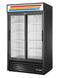 True GDM-41-HC-LD Glass Double Sliding Door Merchandiser Refrigerator