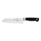 Mercer Genesis Santoku, Granton Edge, 7", Black