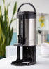Idées de services | Distributeur de boissons à contenant thermique universel, 1,5 gal, Acier inoxydable
