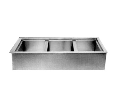 Wells Mfg ICP300 Insulated Drop-In Cold Pan, 3 Well, FINAL SALE