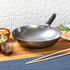 Joyce Chen | Poêle à frire série professionnelle, 12", Manche en acier au carbone/résine