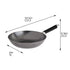 Joyce Chen | Poêle à frire série professionnelle, 12", Manche en acier au carbone/résine