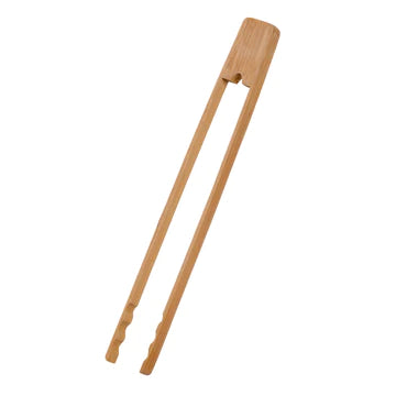Joyce Chen Tongs with Serrated Teeth, 11", Bamboo