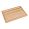 Labell Utility Cutting Board with Edge Groove, 3/4" Thick, Edge Grain Maple