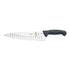 Mercer Millennia Chef Knife, Granton Edge, 10", Black