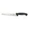 Mercer Millennia Wide Bread Knife, Wavy Edge, Black