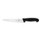 Mercer Millennia Chef Knife, Wavy Edge, 7.5", Black