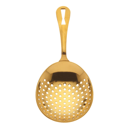 Mercer Barfly Julep Strainer, 6 1/2", Gold, FINAL SALE