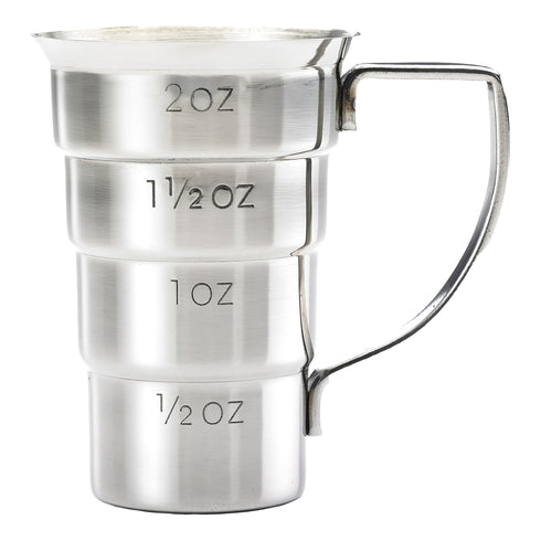 Mercier | Barfly Jigger étagé avec poignée, 2 oz
