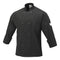 Mercier | Millennia Veste de chef/cuisinier unisexe à manches longues, noir