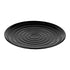 G.E.T. Milano Round Plate, 15", Black Melamine (6-pack)
