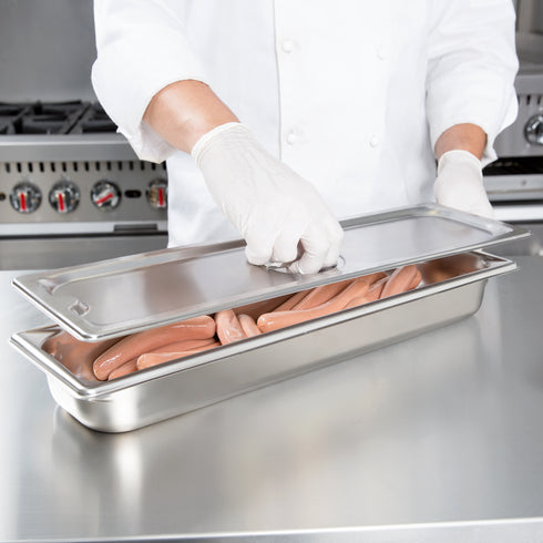 Vollrath | Bac gastronome alimentaire Super Pan 3 demi-long, acier inoxydable de calibre 22