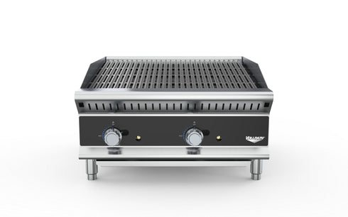 Vollrath CBGHD-24 24" Heavy Duty Gas Charbroiler, Radiant/Lava Rock
