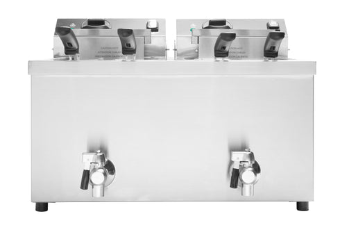 Vollrath | Friteuse électrique de comptoir, double puits 15 lb, 208/240V