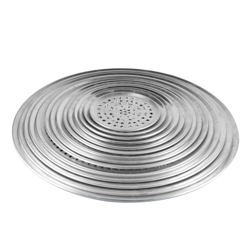 Articles de signature | Assiette à pizza perforéee, aluminium