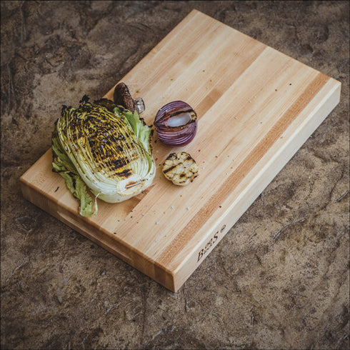 John Boos Reversible Cutting Board, 2 1/4" Thick, Edge Grain Maple