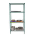 Torngat Shelving Wire Shelving Kit with 4 Shelves, 18" x 36" x 74", Green Epoxy