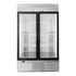 Habco SE46HCSXG Stainless Xterior Refrigerator, Double Glass Swing Doors, 48", 115V