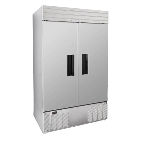 Habco SE46HCSX Stainless Xterior Refrigerator, Double Stainless Swing Doors, 48", 115V