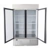 Habco SE46HCSX Stainless Xterior Refrigerator, Double Stainless Swing Doors, 48", 115V