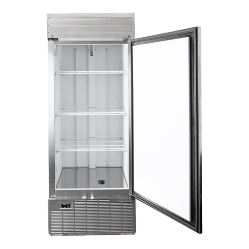 Habco SF28HCSX Stainless Xterior Freezer, Single Stainless Steel Swing Door, 30", 115V
