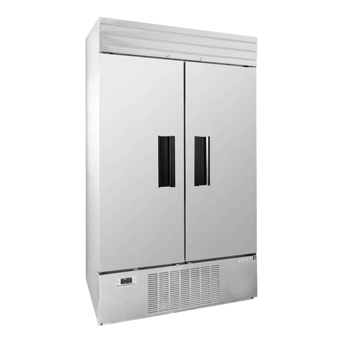 Habco SF46HCSX Stainless Xterior Freezer, Double Stainless Steel Swing Doors, 48", 115V