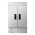 Habco SF46HCSX Stainless Xterior Freezer, Double Stainless Steel Swing Doors, 48", 115V