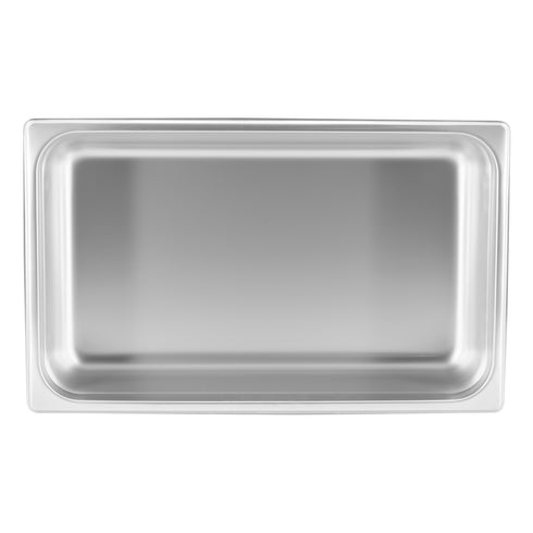 SignatureWares Full Size Food Pan, 4" Deep, 24 Gauge Stainless Steel (6-pack)