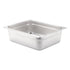 SignatureWares Half Size Food Pan, 4" Deep, 24 Gauge Stainless Steel (6-pack)