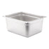 SignatureWares Half Size Food Pan, 6" Deep, 24 Gauge Stainless Steel (6-pack)