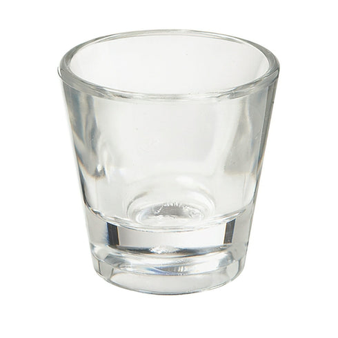 G.E.T. Roc 'N Roll Shot Glass, 1 oz, Clear Plastic (24-pack)
