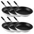 SignatureWares Non Stick Frying Pan, Aluminum, Eclipse Finish, 12" (6-pack)