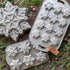 Nordic Ware Frozen Snowflake Cakelet Pan, 6 Cavities, Cast Aluminum, Sparkling Silver Finish, FINAL SALE