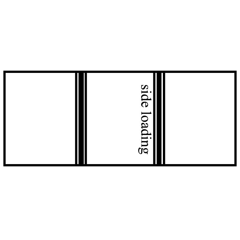 Universal Bindery Economy Menu Cover, 3 Panels, 6 Viewing Sides, Cle