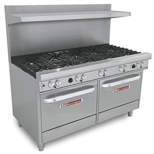 Southbend X-4601DD Ultimate Series 60" Gas Range, 10 Burners, 2 Standard Ovens, Propane, FINAL SALE